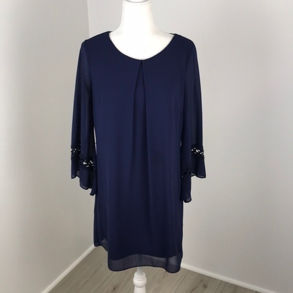 A.n.a. Blue Double Layered Tank Dress Size S - Picture 1 of 5